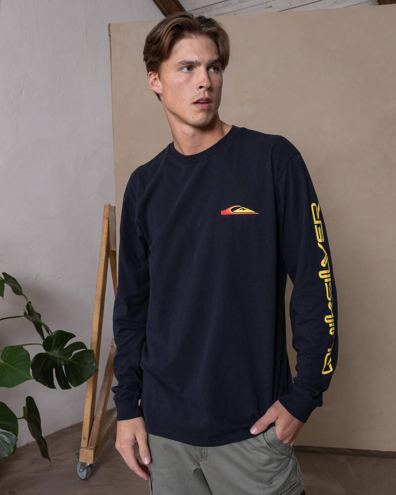 Quiksilver Warp Drive Long Sleeve T-Shirt for Mens