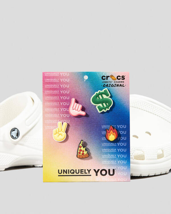 Crocs Emoji Jibbitz 5 Pack for Unisex