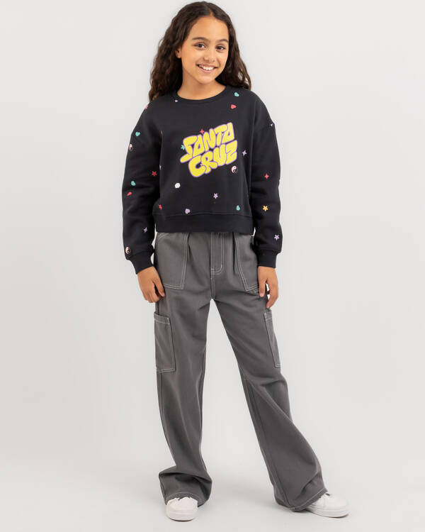 Santa Cruz Girls' Bubble Stack Sweatshirt for Womens