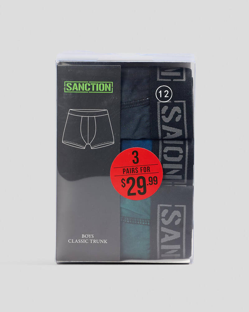 Skylark Boys' Spill Fitted Boxer Shorts 3 Pack for Mens