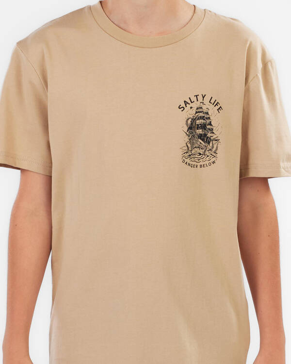Salty Life Boys' Kraken's Hold T-Shirt for Mens