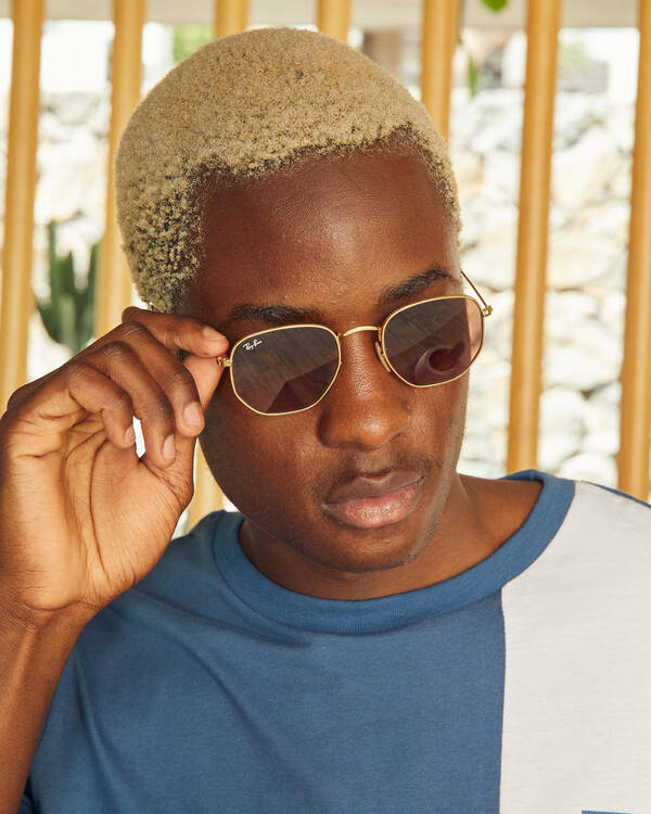 Ray-Ban 0RB3548N Hexagonal Sunglasses for Mens