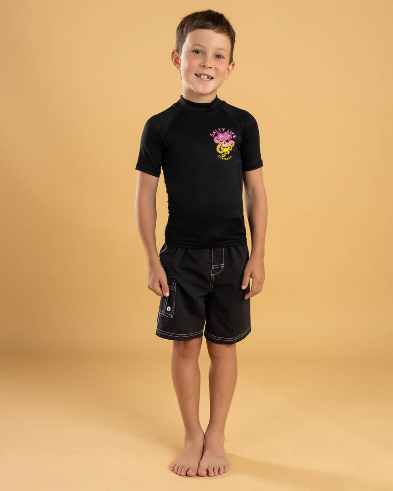 Salty Life Toddlers' Tentacles Short Sleeve Rash Vest for Mens