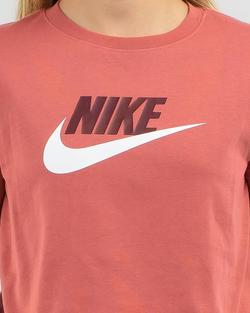 Nike Girls' Futura Cropped T-Shirt for Womens