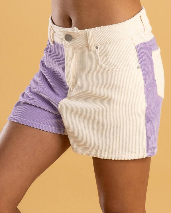 Billabong Girls' Mixing Vibes Corduroy Shorts for Womens