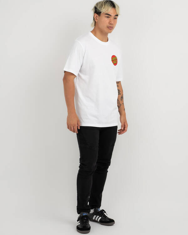 Santa Cruz Classic Dot Chest T-Shirt for Mens
