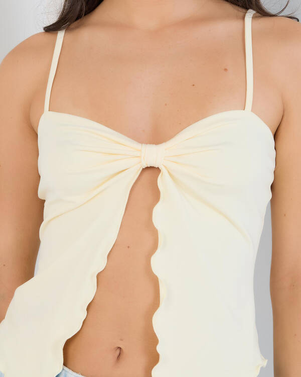 Luvalot Hannah Split Front Top for Womens