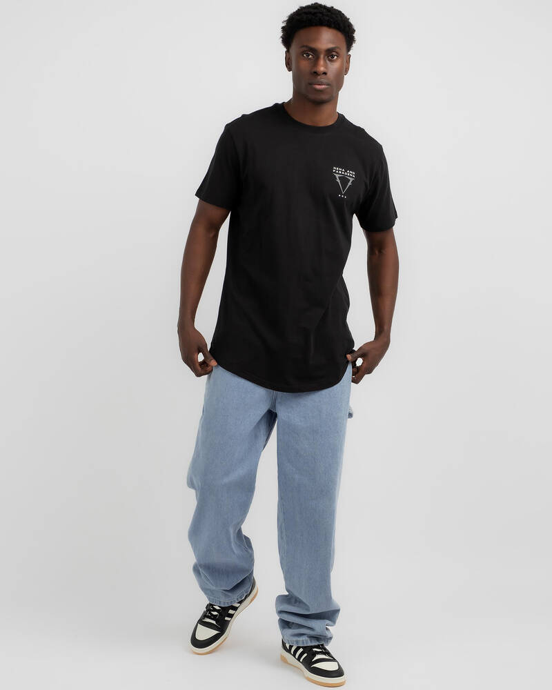 Nena & Pasadena Level Dual Curved T-Shirt for Mens