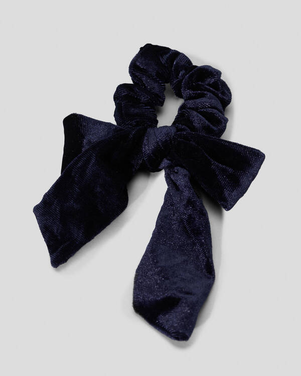 Karyn In LA Amy Bow Velvet Scrunchie for Womens