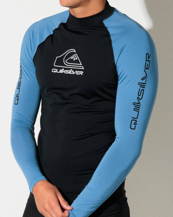 Quiksilver On Tour Long Sleeve Rash Vest for Mens