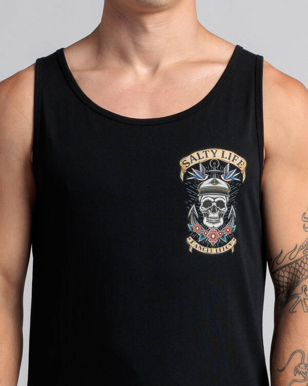 Salty Life Carrion Crown Singlet for Mens