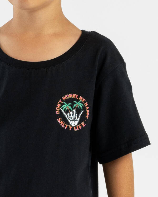 Salty Life Toddlers' Be Happy T-Shirt for Mens