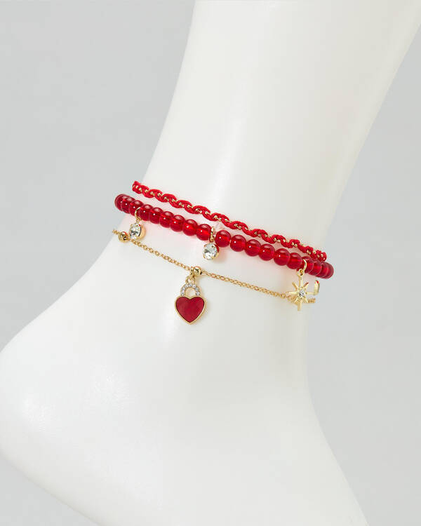 Karyn In LA Love Story Anklet Pack for Womens