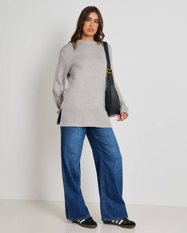 Mooloola Athena Crew Neck Knit Jumper for Womens