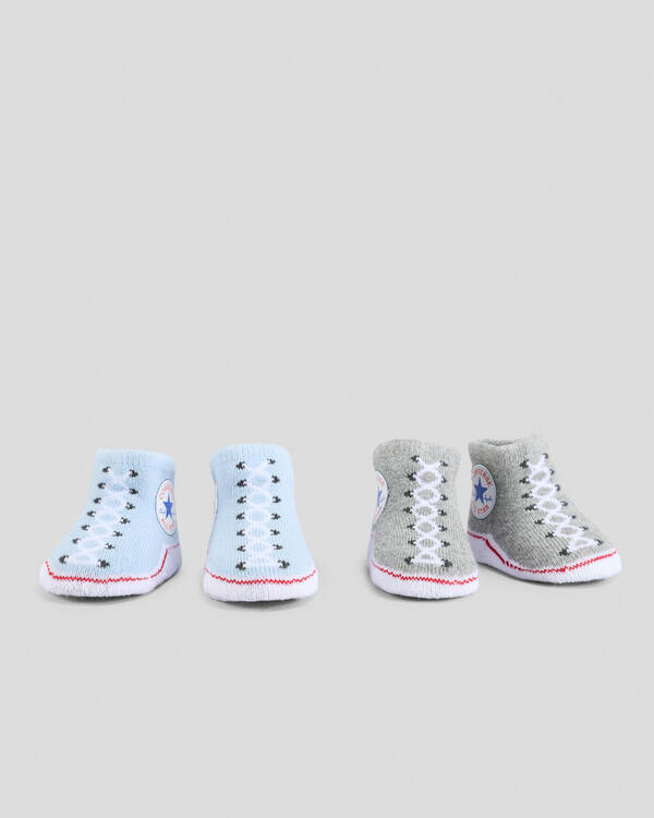 Converse Infant Chuck Taylor Booties 2 Pack for Unisex