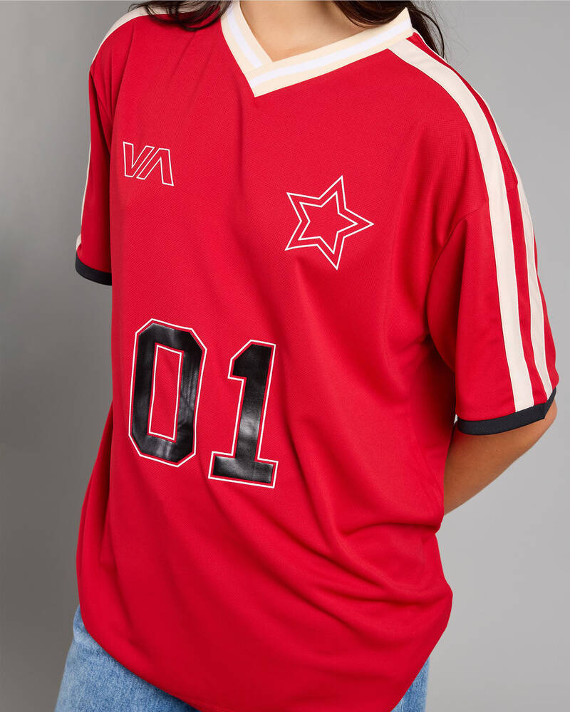 RVCA Sport Star Jersey T-Shirt for Womens