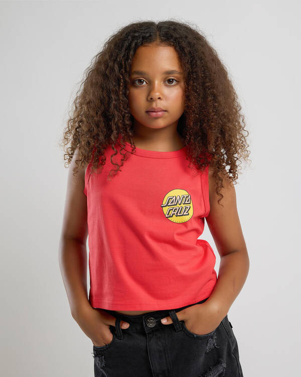 Santa Cruz Girl's Other Dot Chest Tank Top for Womens