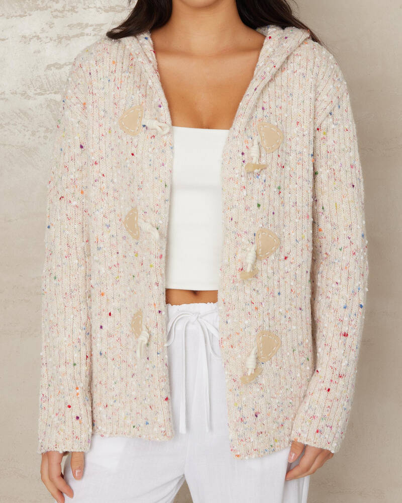 Mooloola Sam Hooded Knit Cardigan for Womens