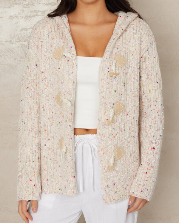 Mooloola Sam Hooded Knit Cardigan for Womens