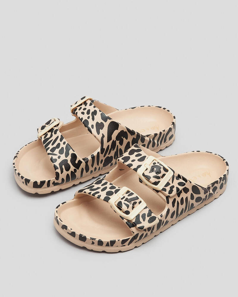 Ava And Ever Girls' Denver Slide Sandals for Womens
