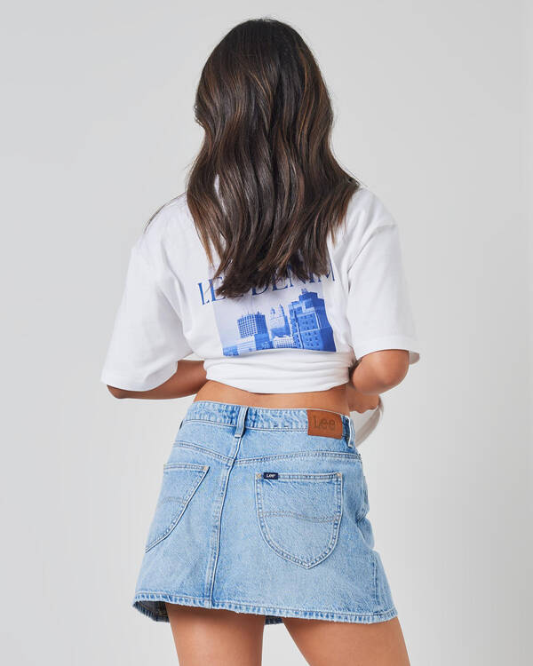 Lee Relaxed Mini Skirt for Womens