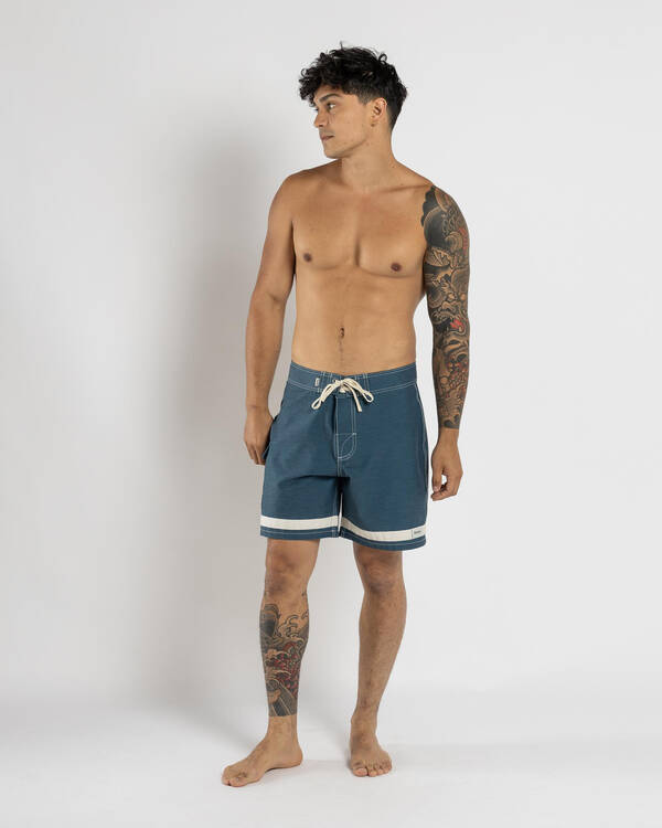 Rhythm Signature Stripe Board Shorts for Mens