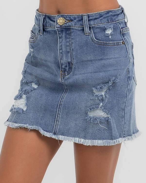 DESU Girls' Eliza Ripped Skirt for Womens
