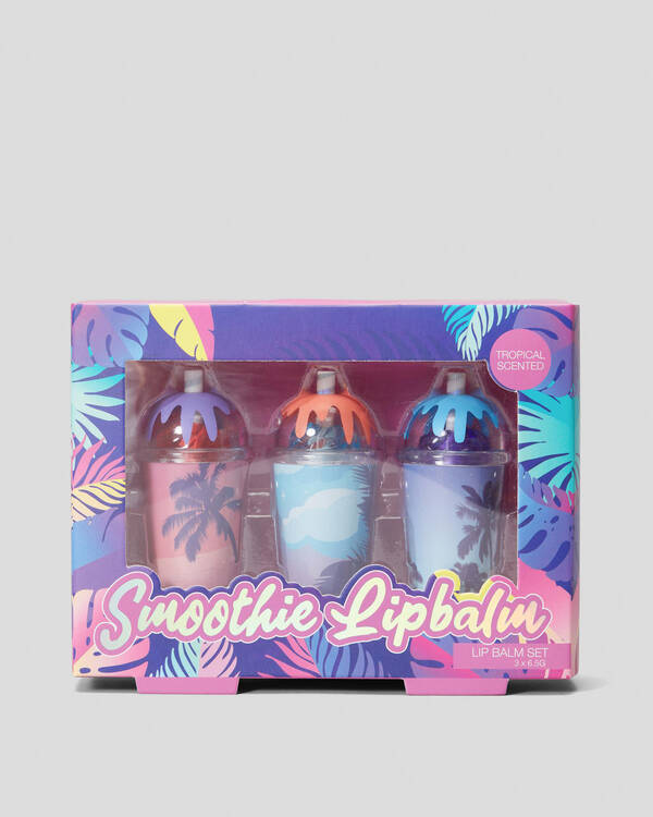 Mooloola Juicy Lips Smoothie Lip Balm Pack for Unisex
