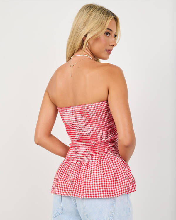 Mooloola Annie Peplum Tube Top for Womens