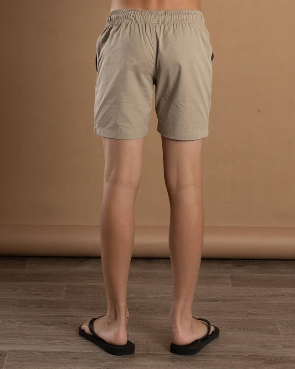 The Mad Hueys Boys' Skull Anchor Volley Shorts for Mens