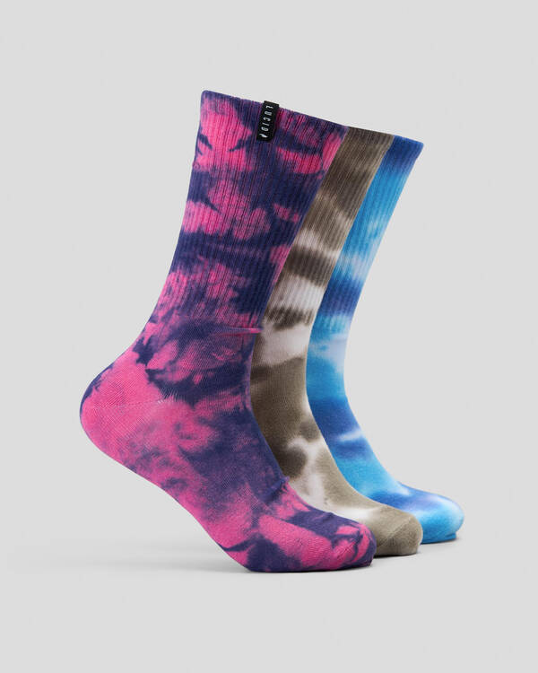 Lucid Tied Up Socks 3 Pack for Mens