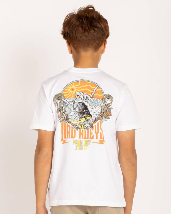 The Mad Hueys Boys' Tropic Frothin Club T-Shirt for Mens