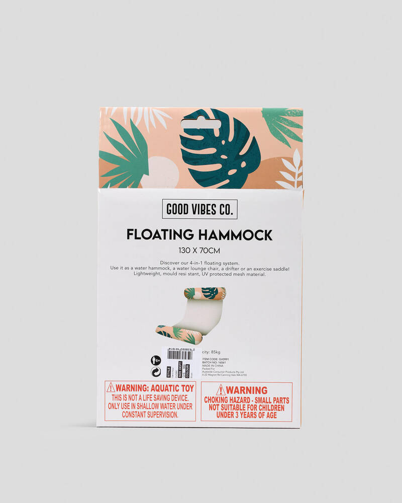 Get It Now Blush Palm Floating Hammock for Womens