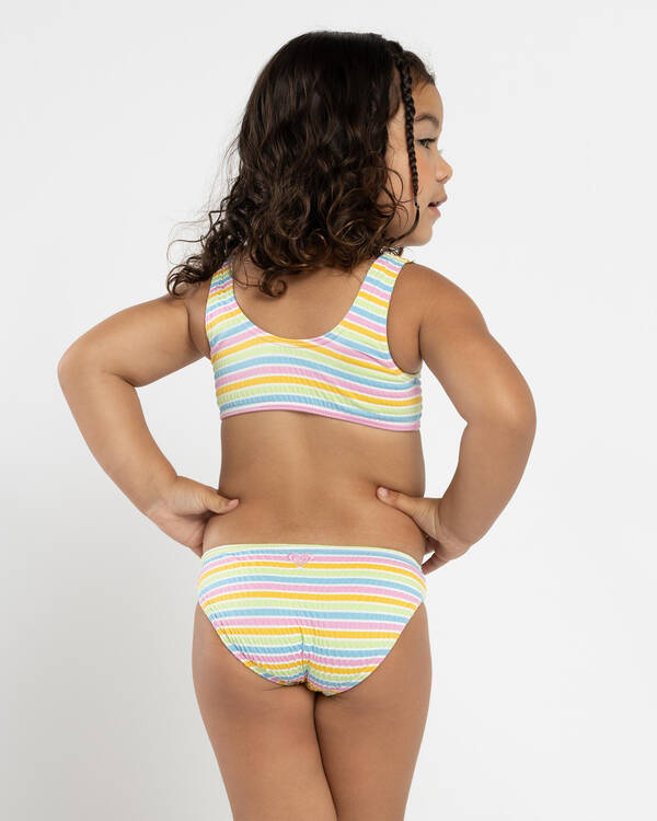 Roxy Toddlers' Mirage Stripe Bralette Bikini Set for Womens