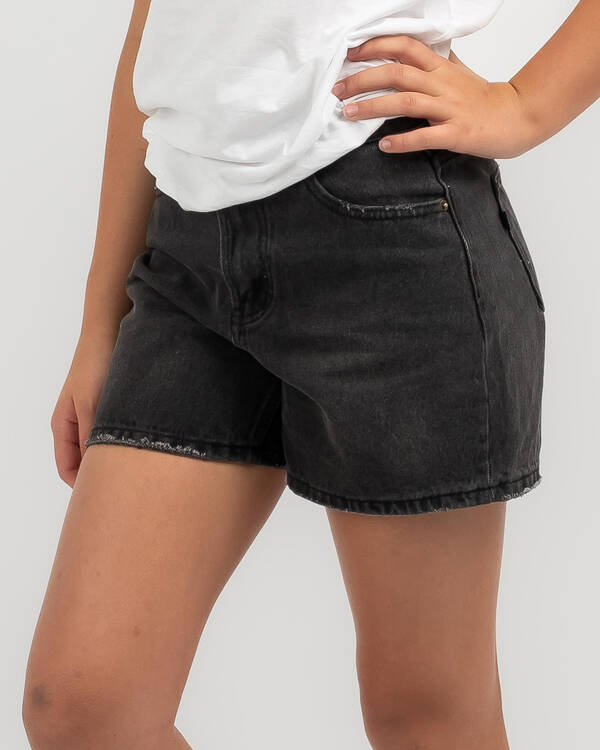 DESU Girls' Byron Mid Denim Shorts for Womens