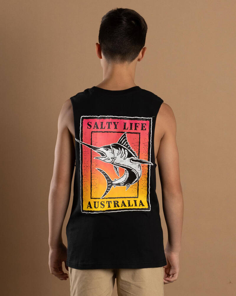 Salty Life Boys' Elusive Muscle Tank for Mens