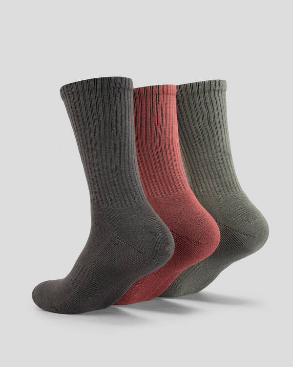 Rip Curl Wetty Crew Socks 3 Pack for Mens