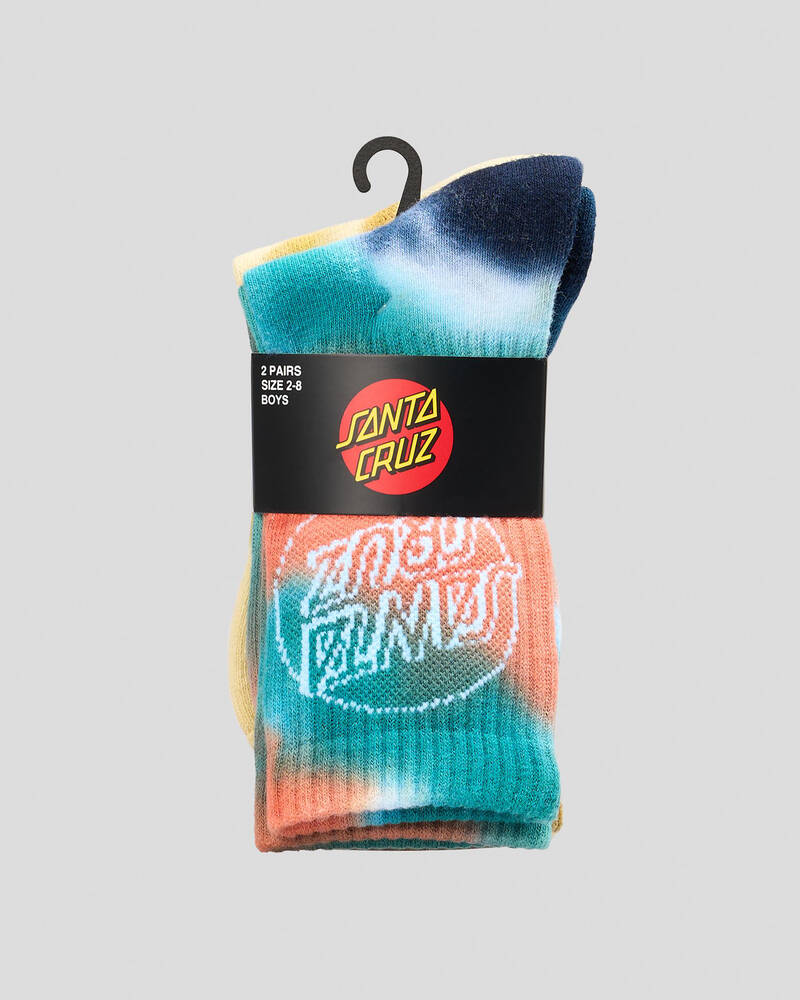 Santa Cruz Santa Cruz Boys' Opus Dot Crew Socks 2 Pack for Mens