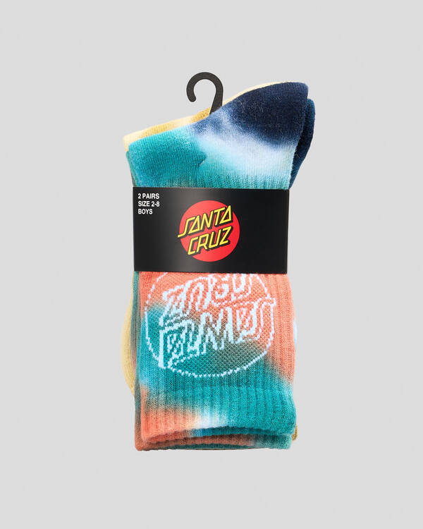 Santa Cruz Santa Cruz Boys' Opus Dot Crew Socks 2 Pack for Mens