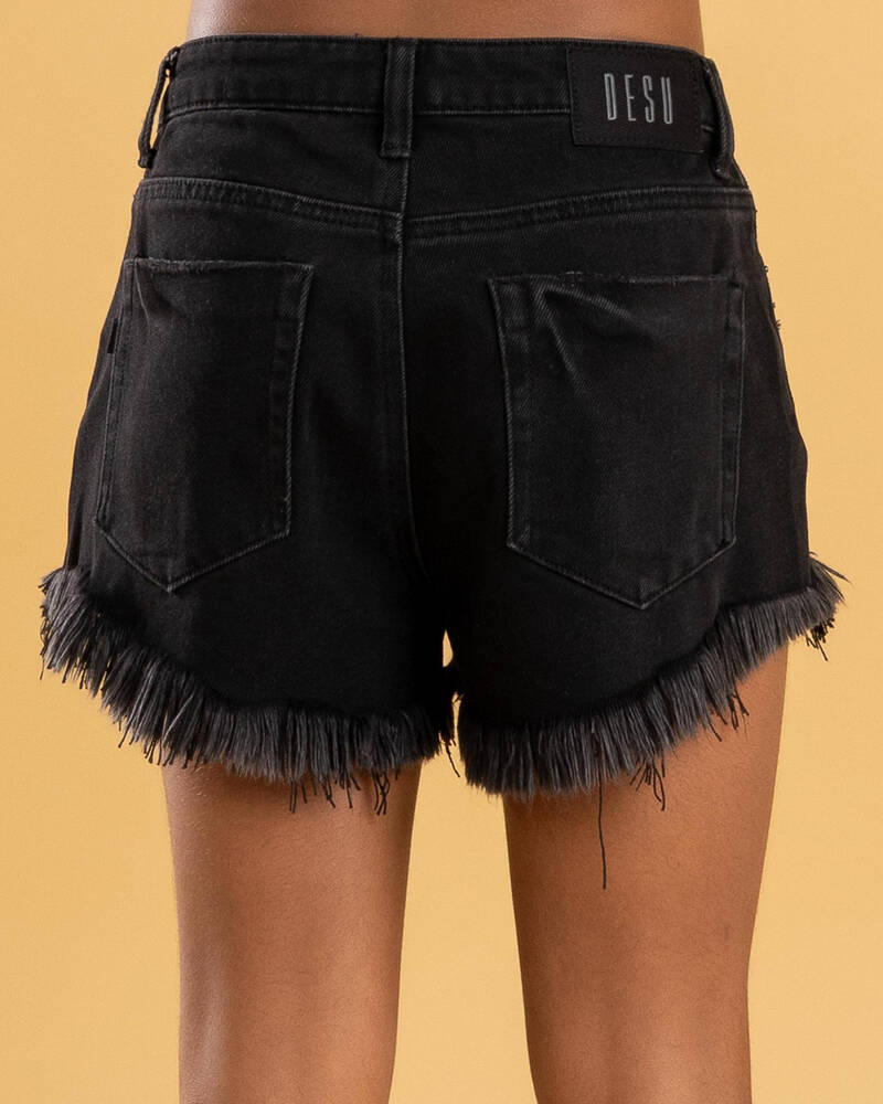 DESU Girls' Texas Denim Shorts for Womens