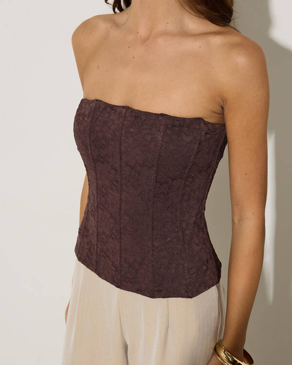 Ava And Ever Meli Lace Corset Top for Womens