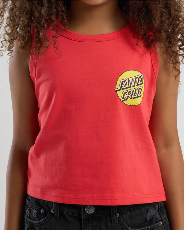 Santa Cruz Girl's Other Dot Chest Tank Top for Womens