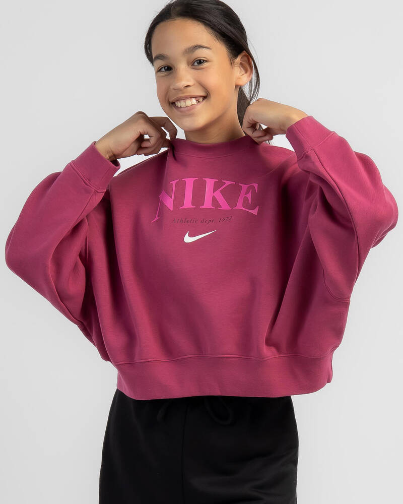 Nike Girls' Trend Sweatshirt for Womens