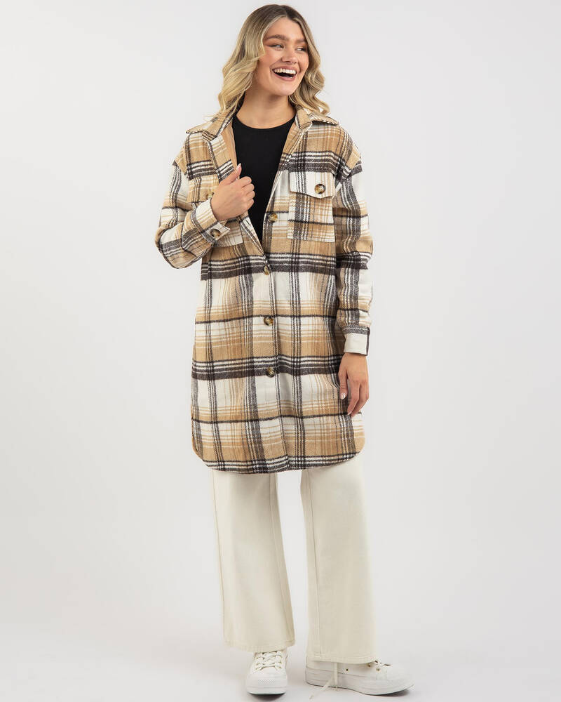 Mooloola Carson Long Shacket for Womens