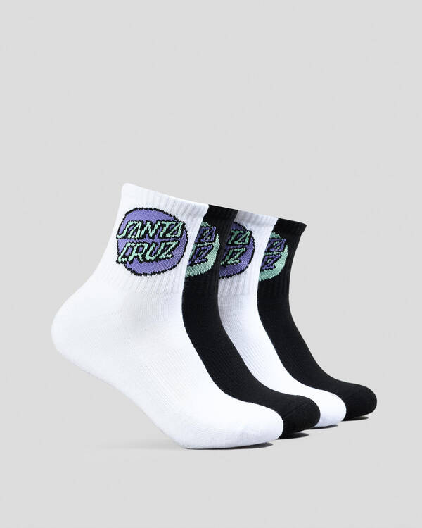 Santa Cruz Girl's Other Dot Mid Sock Pack for Womens