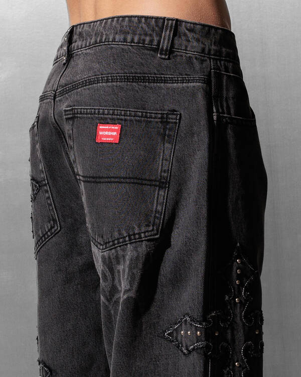 Worship Supplies Manic Big Lounger Jeans for Mens
