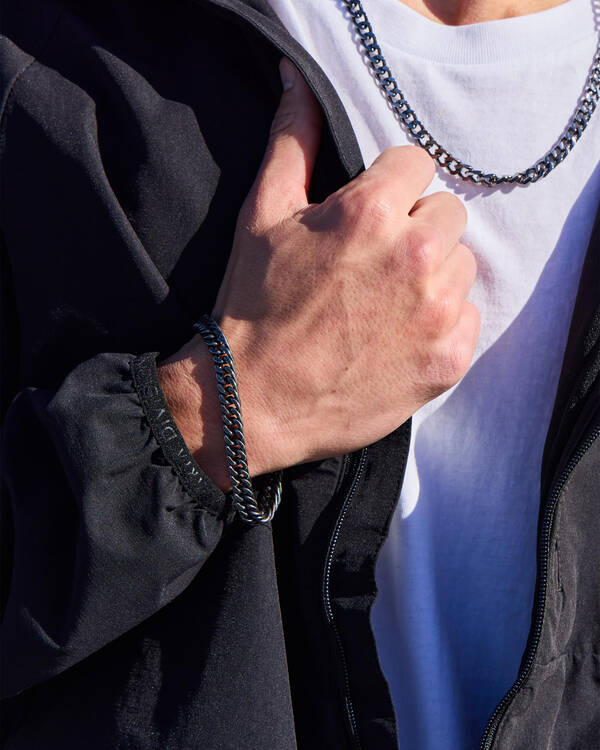 REPUBLIK Gun Metal Bracelet for Mens