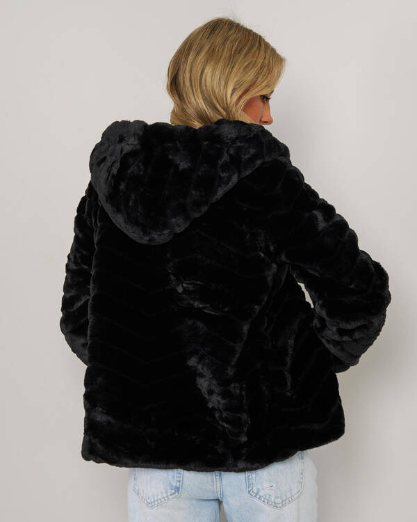 Mooloola Moulin Faux Fur Jacket for Womens