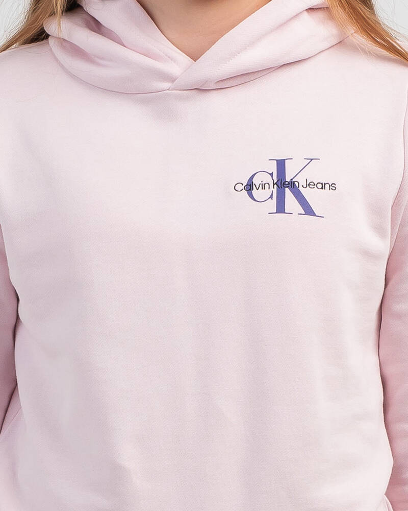 Calvin Klein Girls' Small Monogram Hoodie for Womens