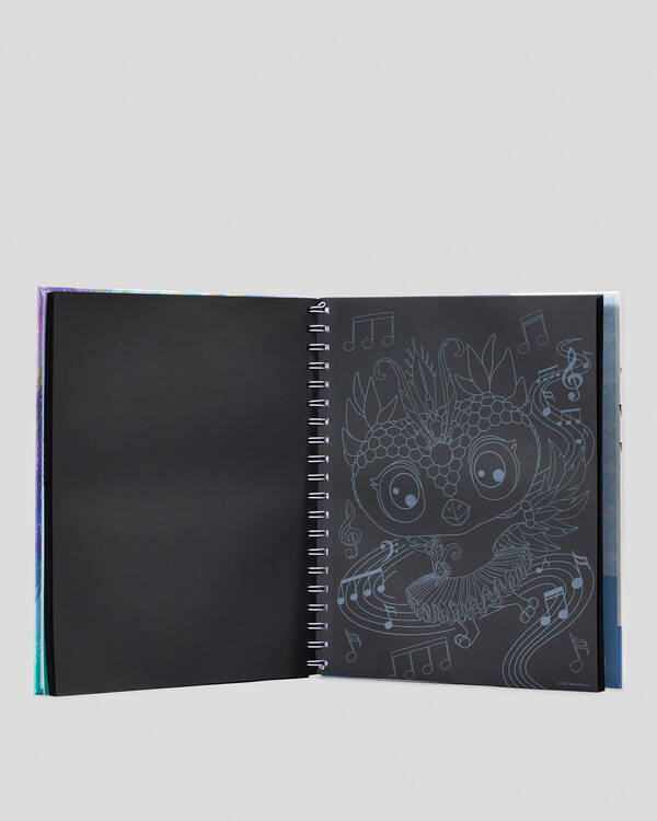 Get It Now Black Page Colouring Book with Metallic Pens for Womens
